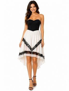 Black And White Chiffon High Low Dress for Sale up to 90% Off: Poshmark Black And White Chiffon High Low Dress for Sale up to 90% Off: Poshmark